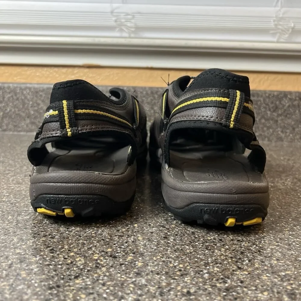 New Balance Men's Appalachian Closed Toe Hiking Sandals Size 14 Brown Drawstring